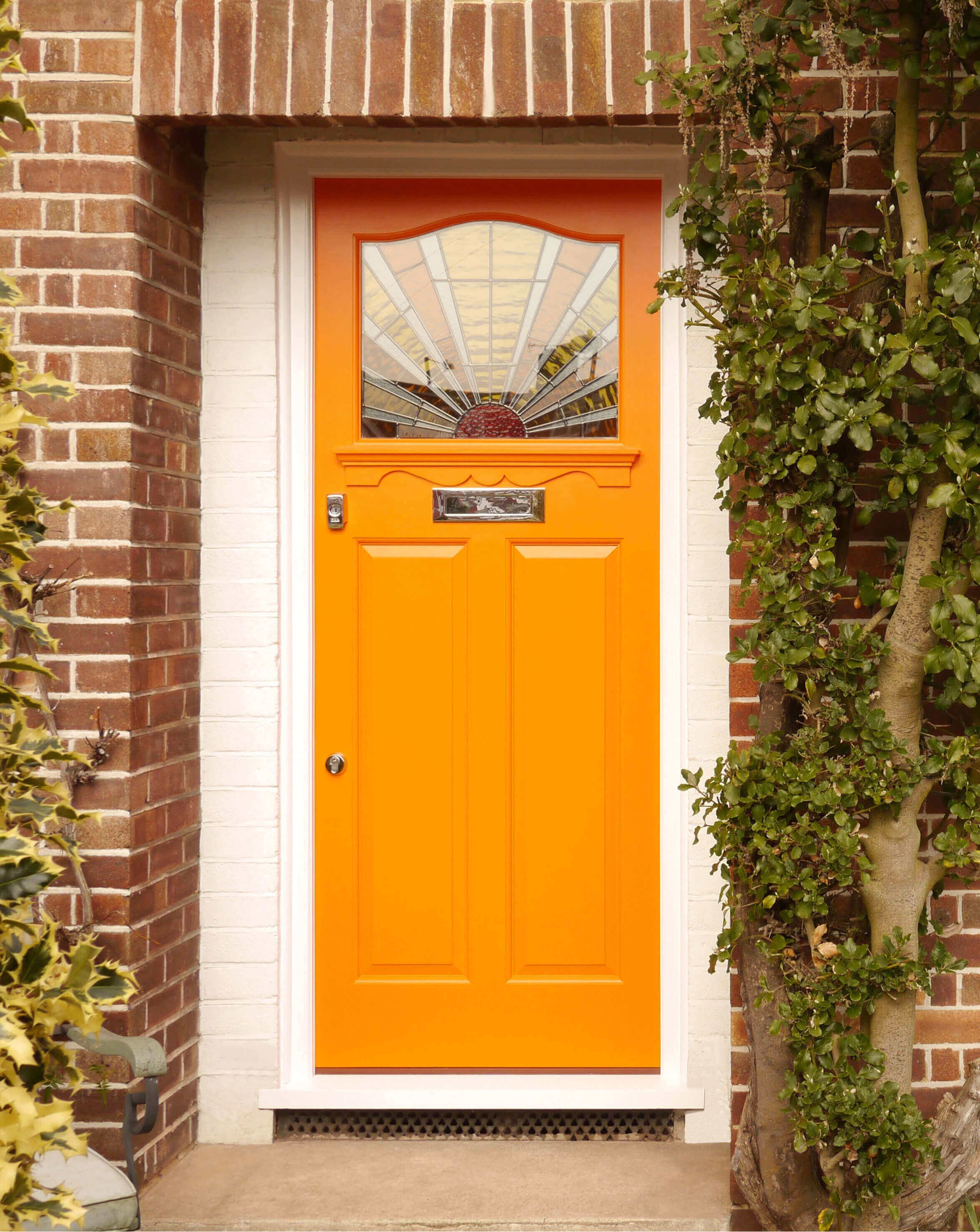 Orange front door deals