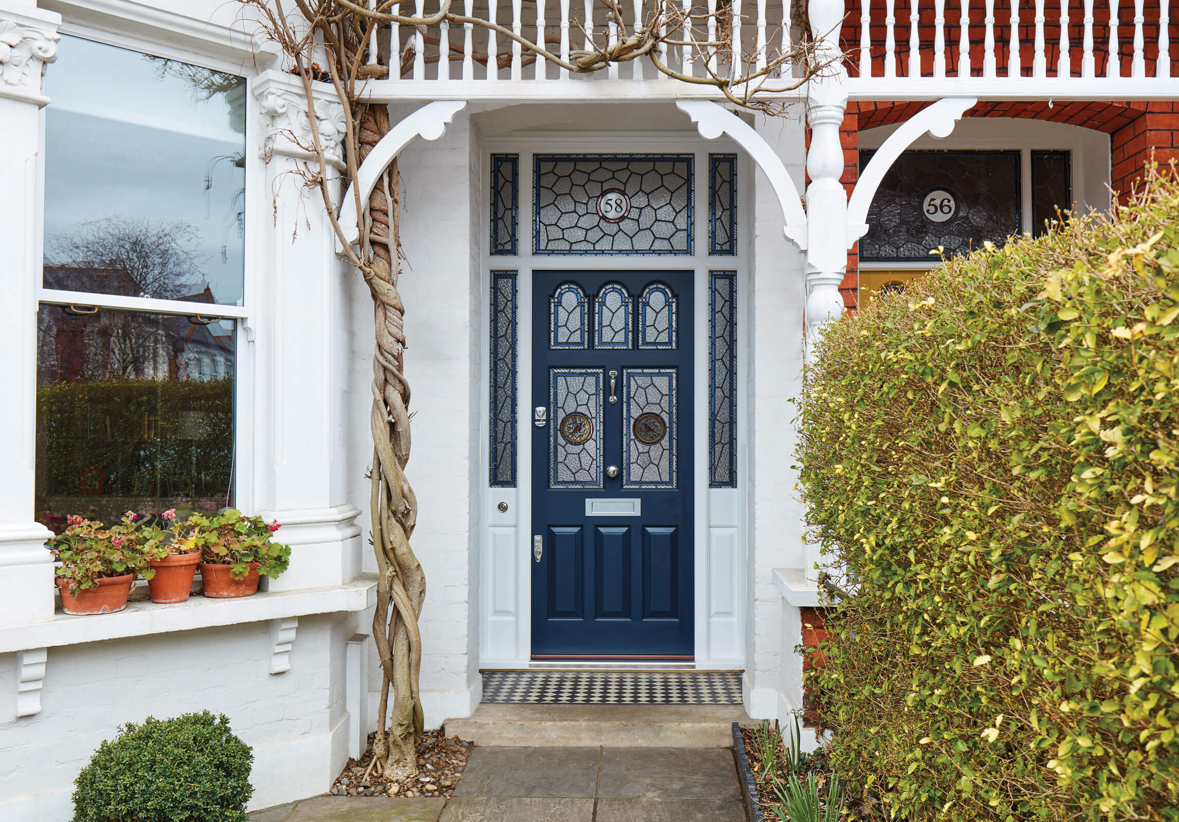 Blue Victorian Door London Door Company