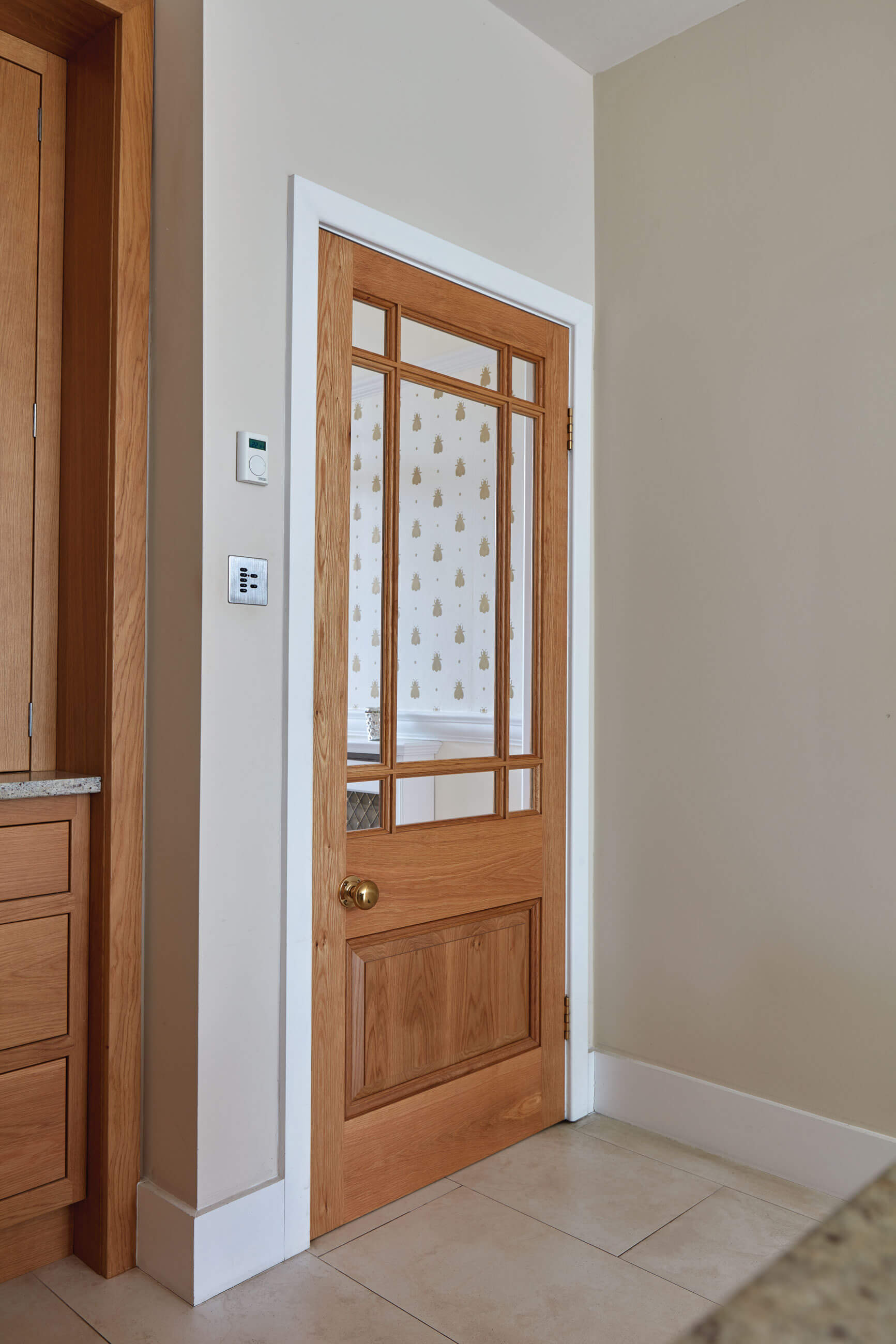 Solid Oak Glazed Internal Door London Door Company