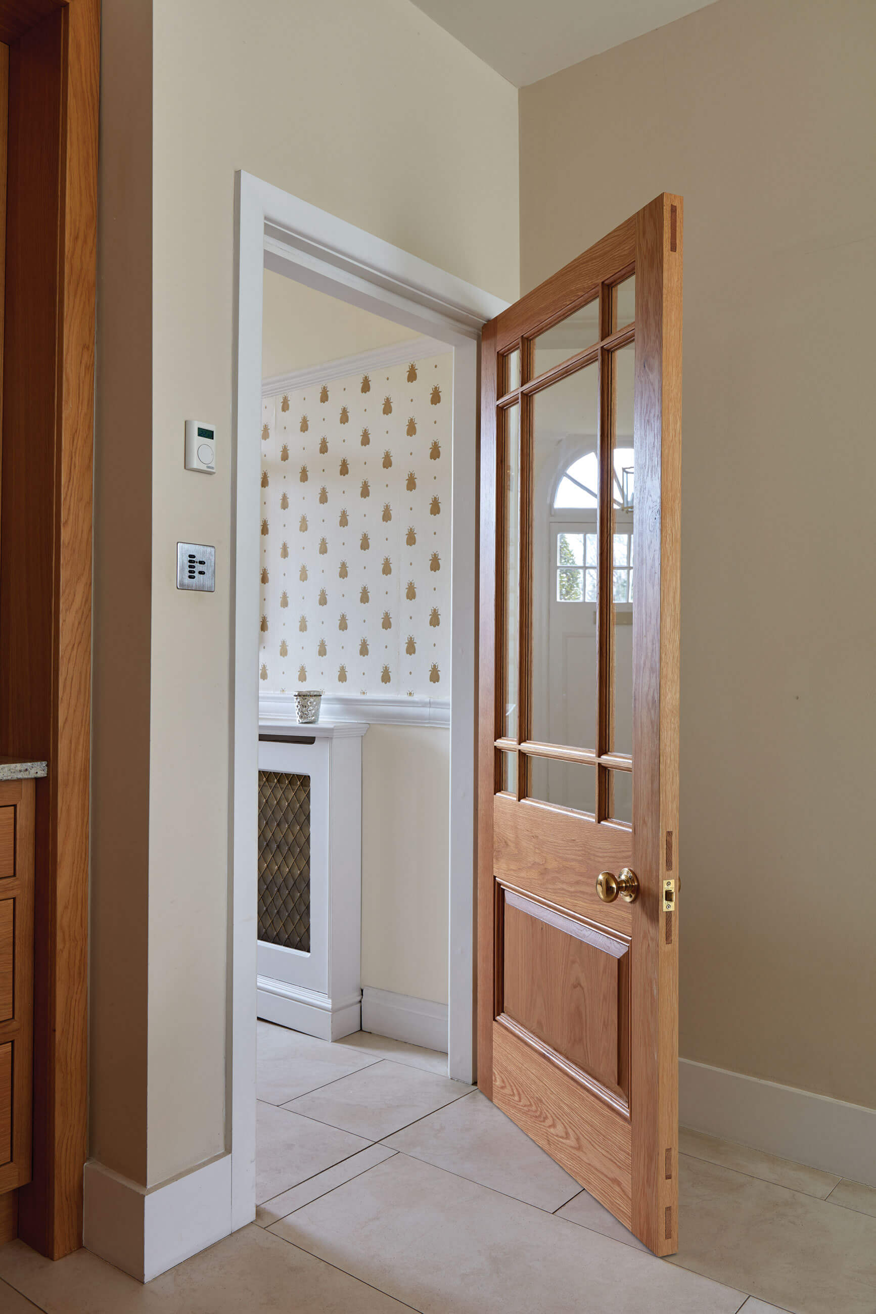 Solid Oak Glazed Internal Door London Door Company