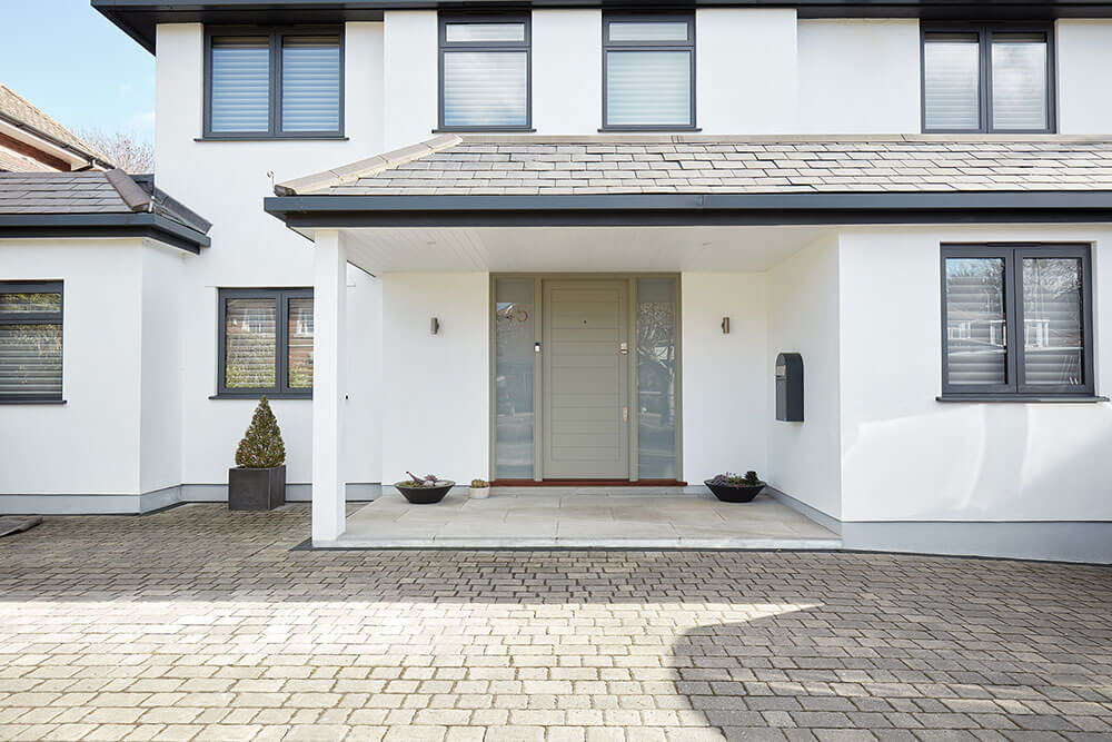 how to add value to your home - contemporary front door