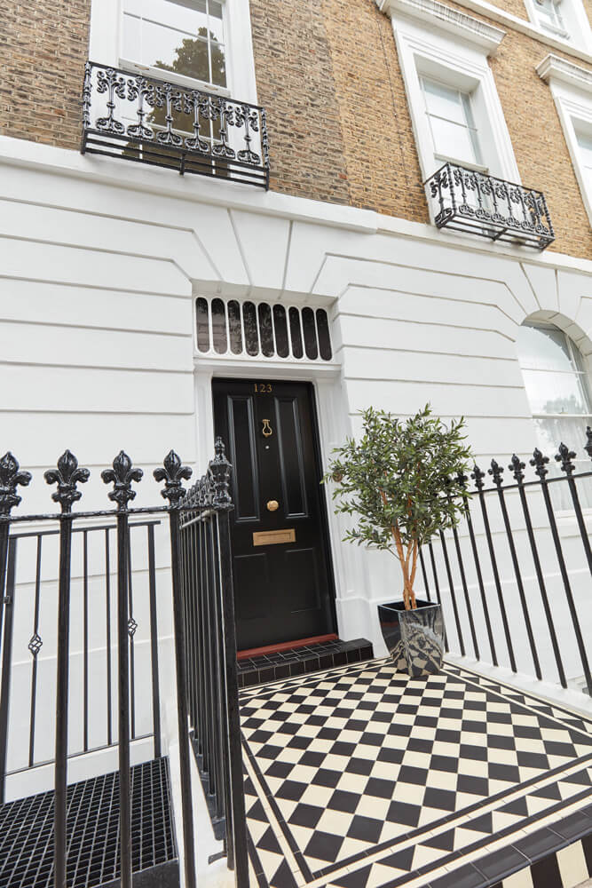 Black Georgian Front Door