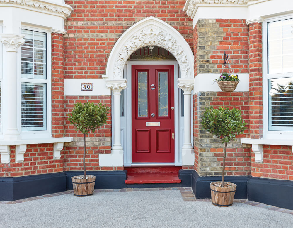 Red Victorian Door