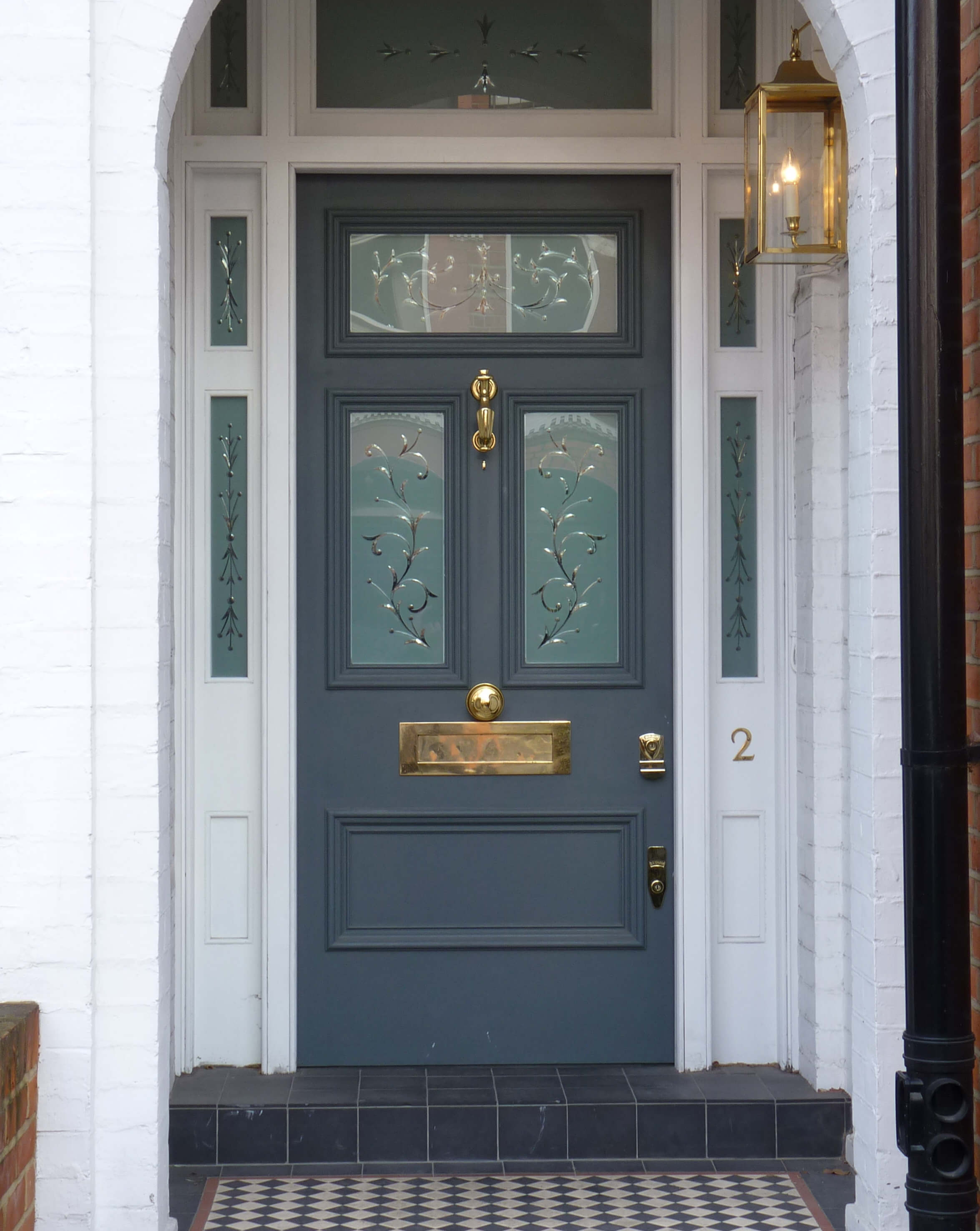 Victorian Etched Glass Door London Company