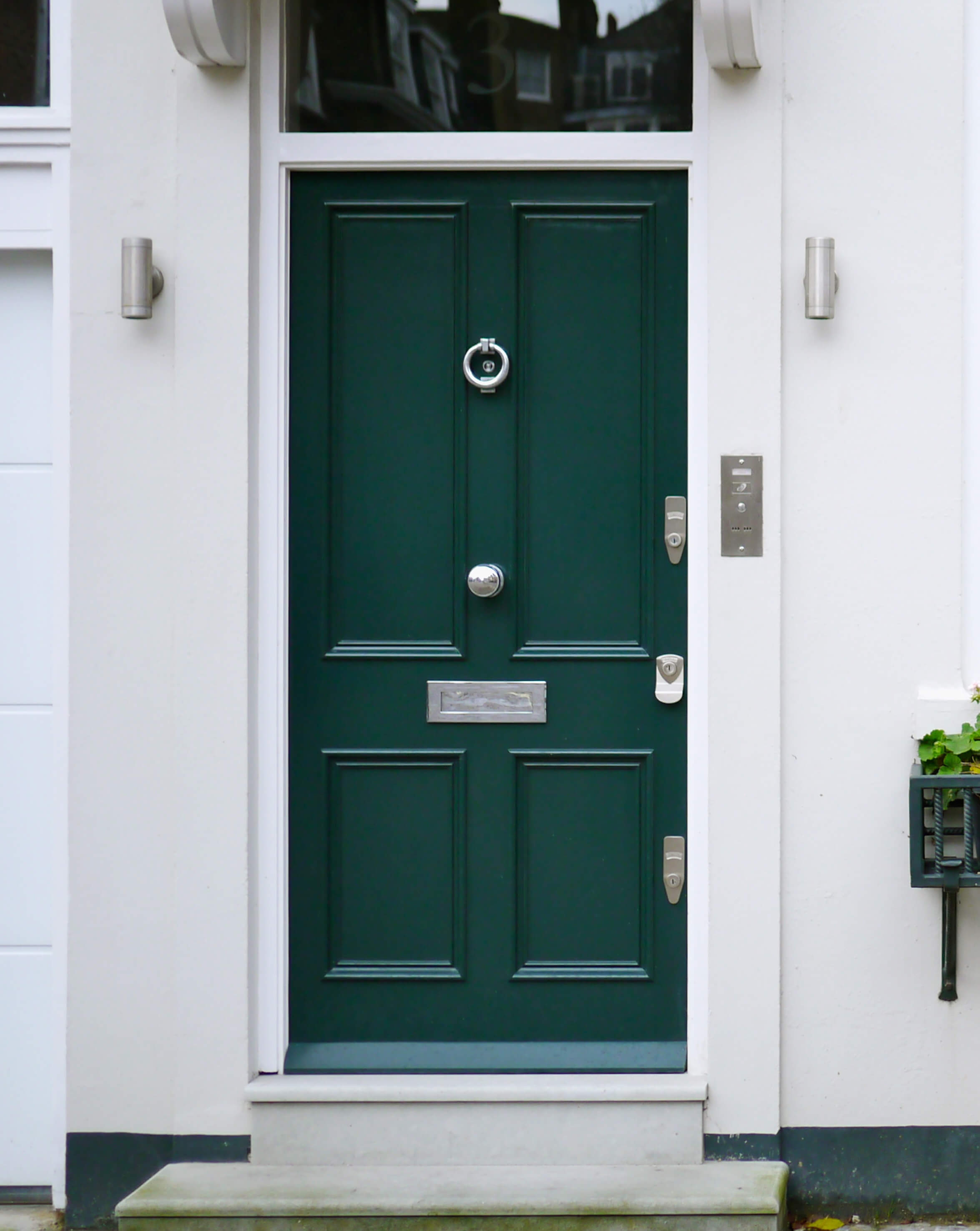Traditional Green Victorian Door London Door Company