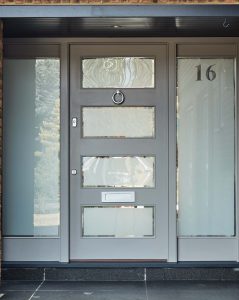 Modern Grey Front Door - London Door Company
